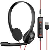 Buy NUBWO HW02 USB Headset: Lightweight On-Ear Mic for MS Teams, Skype & Call Centers - Clear Sound & Comfort