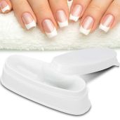 Portable Nail Dip Container Tray for Perfect French Tip Smile Lines - Essential Manicure Tool