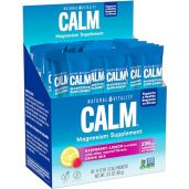 Natural Vitality Calm: Vegan Magnesium Citrate Anti-Stress Drink Mix - Raspberry Lemon, Gluten-Free, 30 Packets
