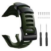 Premium NotoCity Replacement Band for Suunto Ambit 3 - Stylish Army Green Strap with Black Buckle