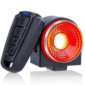 ONVIAN Bicycle Tail Lights & Horn: 115dB Alarm, USB Rechargeable, Auto Brake Sensing, Waterproof for Road & MTB Cycling