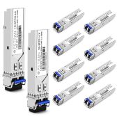 OPSTRAN 1000BASE-LX/LH SFP Transceiver for Cisco Meraki MA-SFP-1GB-LX10 - 1G 1310nm 20km DDM Duplex LC SMF (10 Pack)