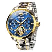 Shop OUPINK Luxury Automatic Watches for Men - Waterproof Tungsten Steel with Sapphire & Calendar Features