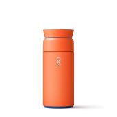 Ocean Bottle Sun Orange: Eco-Friendly 12 oz Recycled Stainless Steel Brew Flask - Reusable & Sustainable