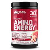 Optimum Nutrition Amino Energy: Keto-Friendly Pre-Workout with BCAAs & Green Tea - Fruit Fusion, 30 Servings