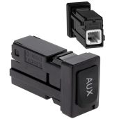 PANNUOSCS Aux Port Replacement for 2009-2013 Toyota Camry, Matrix, Venza, Highlander - Replaces 86190-02020 Aux Input Adapter