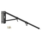 "PHOCUS 51" Wall Mount Triangle Boom Arm for Ring Light & Studio Photography - Supports Horizontal & Vertical Rotation"