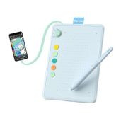 "Parblo Ninos Q Drawing Tablet: 6.3x4.5" Mobile Graphic Tablet for Android, Windows & Mac - Battery-Free Stylus & 5 Shortcut Keys"