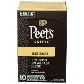 Peet's Coffee Colombia Luminosa Light Roast K-Cup Pods - 10 Count for Perfect Brew