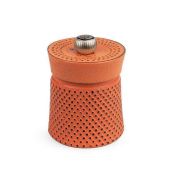 Peugeot BALI FONTE 8cm Cast Iron Pepper Mill in Orange - Stylish & Durable Kitchen Essential