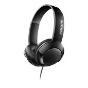Philips BASS+ On Ear Headphones SHL3070BK/27 - Premium Sound & Comfort in Black