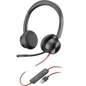 Plantronics Poly Blackwire 8225 Wired Headset: Active Noise Canceling, USB-A, Teams & Zoom Compatible