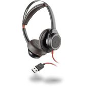 Poly Blackwire 7225 USB-A Headset: Dual-Ear, Active Noise Canceling for PC/Mac