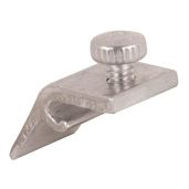 Prime-Line PL 7949 Storm Door Panel Clips with Screws - 7/16 In. Mill Finish (8 Pack) for Easy Installation