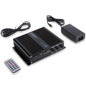 Powerful Pyle 6-Channel Marine Amplifier: 600W RMS, Bluetooth, LCD Screen & Full Range Stereo