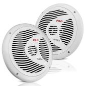 "Buy Pyle 6.5" Dual Marine Speakers - Waterproof 150W Outdoor Audio System - PLMR60W (White) for Superior Sound"