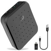 Upgrade Your Car: PyleUSA Wireless CarPlay & Android Auto Multimedia Box - 4GB RAM, 64GB ROM, 4K HD, Dual Band WiFi