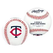 Buy Rawlings MLB Minnesota Twins Team Logo Baseball - Official White Baseball for Collectors & Fans