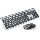 JOYACCESS Rechargeable Wireless Keyboard & Mouse - Ergonomic, Compact Design for PC & Laptop with Long Battery Life