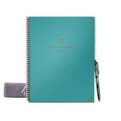 "Rocketbook Multi-Subject Smart Notebook: Reusable Scannable Lined Notebook with Dividers & Pen - Teal, Letter Size (8.5" x 11")"