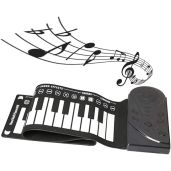 Portable 49-Key Roll Up Piano for Beginners - Electric Keyboard for Easy Learning & Fun