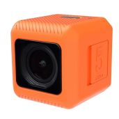 RunCam 4K FPV Camera 1080P HD Micro Action Camera 145 Degree FOV NTSC PAL Switchable for FPV Racing Drone and Sport Video Recording Orange with 128g SD Card