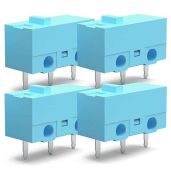 RunJRX Blue Kailh GM 2.0 Mouse Switches for Gaming - 4 Pack for Ultimate Performance