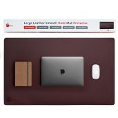 "SIIG Extra Large Desk Mat - 36" x 22" Vegan Leather Blotter Protector for Office & Home - Perfect Mouse Pad for Desktop & Laptop"