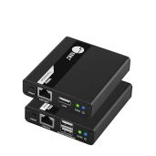 SIIG HDMI KVM Extender: 230ft 1080p 60Hz, USB Ports, Audio Extractor, Low Latency - CE-H27411-S1