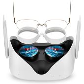SUPERUS Lens Protector for Oculus Quest 2 - Anti-Scratch VR Accessory with Glasses Spacer (White)