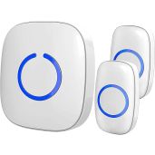 Buy SadoTech Wireless Doorbells - Easy-to-Use, Battery Operated, LED Flash, Perfect for Home & Business