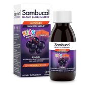 Boost Kids' Immunity with Sambucol Black Elderberry Syrup - 4 Fl Oz Kids' Immune Support & Elderberry Extract