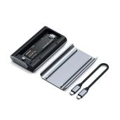 Satechi M.2 NVMe SSD Enclosure: USB4, 40Gbps, 16TB Support, Durable Aluminum & Silicone Design