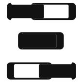 ShinyFX Webcam Cover Slide - Ultra Thin Privacy Shield for Laptops & Desktops (3 Pack) - Secure Your Web Camera!