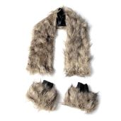 Shop LC Faux Fur Scarf & Boot Cuffs: Stylish Winter Accessories for Women - Perfect Valentine's Day Gifts!