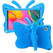 Simicoo Kids Case for Samsung Galaxy Tab S6 Lite 10.4 - Cute Butterfly, Shockproof, Lightweight, Full Cover for Boys & Girls (Blue)