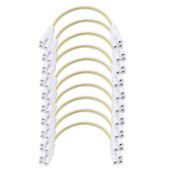 SinLoon 7.8in LED Tube Lamp Holder Socket Fittings - T5 T8 Double Connector Cables (10pcs Pack) for Easy Installation