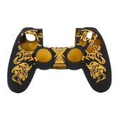 Soft Silicone Cover Skin Case for PS4 Controller - Yellow Protection & Grip