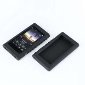 Soft Silicone Case for Sony A55 Walkman - Protective Cover for NW-A55HN A56HN A57HN A50 A56 A57 (Black)