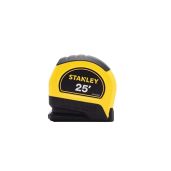 "Stanley STHT30825 LeverLock Tape Measure 1" x 25' - Durable Yellow Measuring Tool for Accurate Measurements"