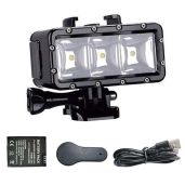 Suptig Waterproof LED Video Light for GoPro & DJI: Dimmable Night Fill Light for Underwater Adventures