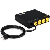 SurgeX Defender Series MultiPak: 15 Amp Surge Protector with EMI/RFI Filter & 4 Outlets for Projectors & Digital Displays