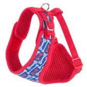 TOP PAW Bone Print Vest Dog Harness for X-Small Dogs - Stylish & Comfortable Fit