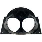 Upgrade Your Antminer: Tinker3D Double Fan Shroud for S19, T19, S17 - 6 Inch to 2X 4 Inch Cooling Duct, USA Made