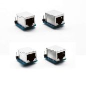 Treedix 4 Pcs RJ45 8-Pin Connector Kit for Ethernet DMX-512 RS-485 RS-422 RS-232 - Unassembled Breakout Board