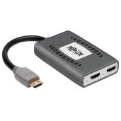 Tripp Lite 2-Port HDMI Splitter - 4K @ 60Hz, USB Powered, HDR, HDCP 2.2, 15ft Cable - Multi-Resolution Support