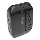Tripp Lite SWIVEL6 Surge Protector: 6 Outlets, 3 Rotatable, $20K Insurance, Lifetime Warranty - Black Power Strip