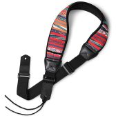 "USA GEAR Electric Guitar Strap - Comfortable 3" Memory Foam, Adjustable 45"-57", 2 Pick Pockets for Acoustic & Electric Guitars"