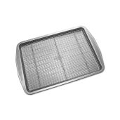 USA Pan Half Sheet Baking Pan & Cooling Rack - Durable Aluminized Steel for Perfect Baking