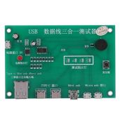 USB Cable Triad Tester: 3-in-1 Type-C, Mini & Micro USB Test Fixture for Efficient Data Wire Testing